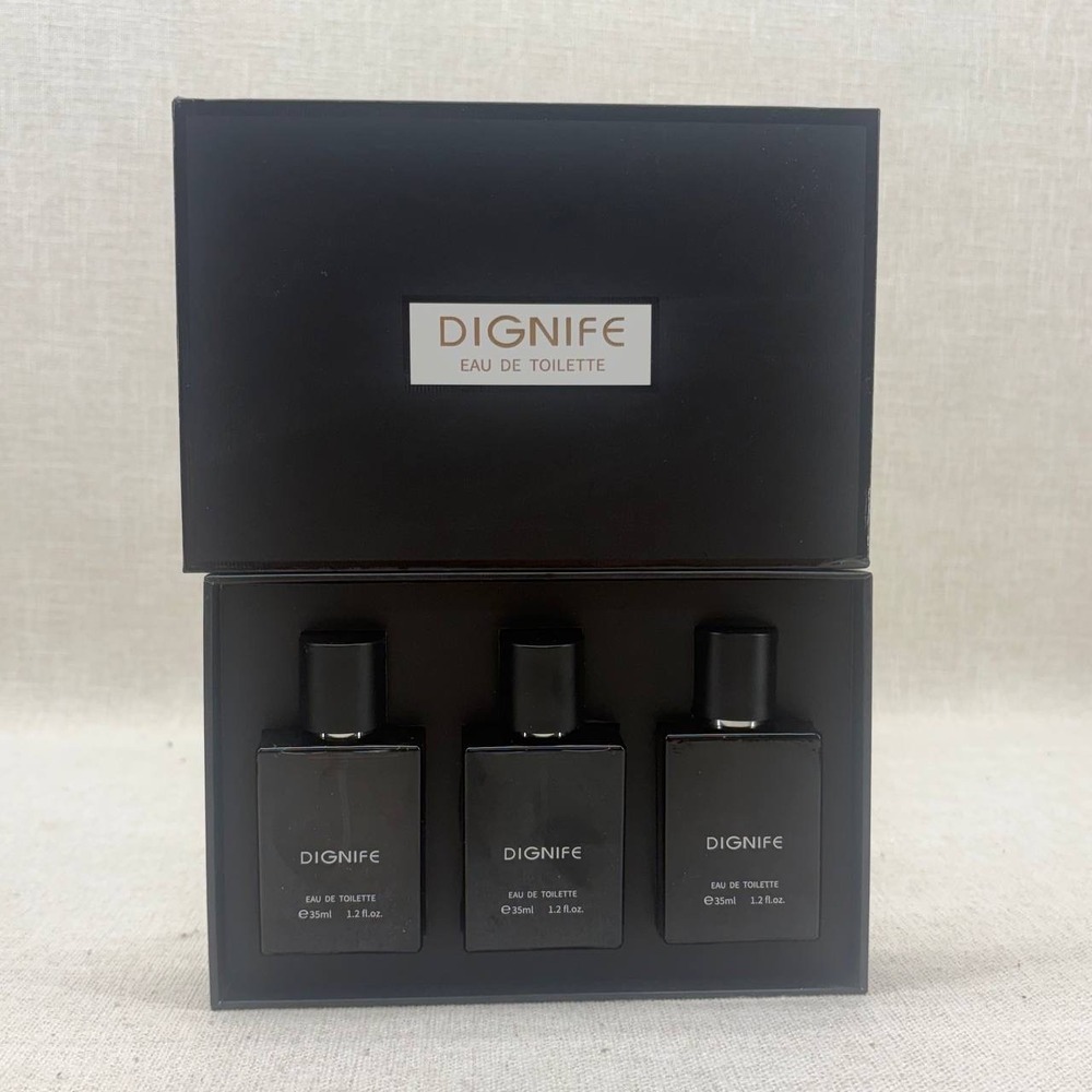 DIGNIFE Men Eau de Toilette 3 Piece Fragrance Gift Set 35ml x 3 New in Box